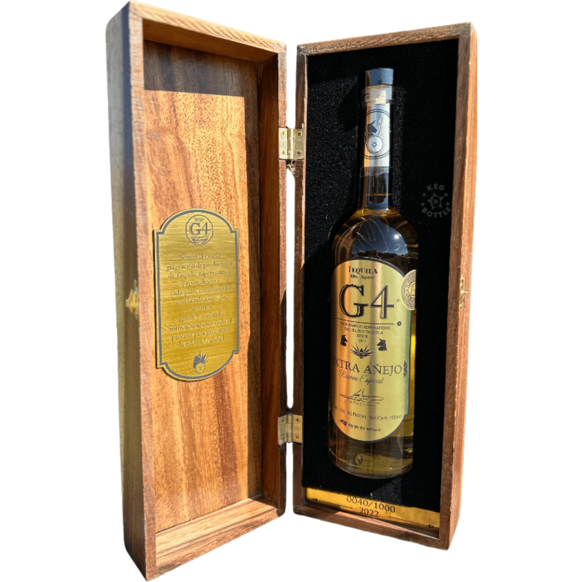 G4 Extra Anejo 6 Year Tequila (750 ml) | Keg N Bottle