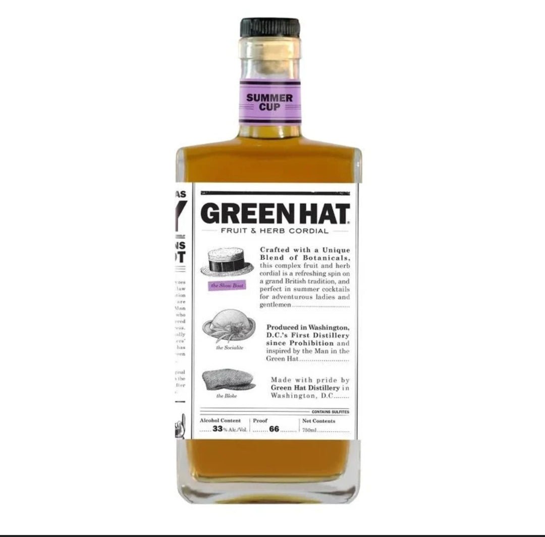 Green Hat is Fruit and Herb Cordial - Sunmer Cup (750 ml) - Keg N Bottle