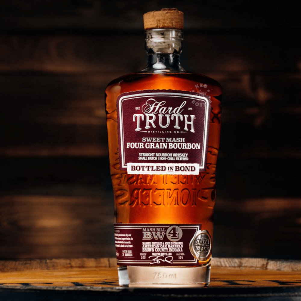 Hard Truth Sweet Mash Four Grain Bourbon Bottled in Bond 100 Proof 750mL bottle 2