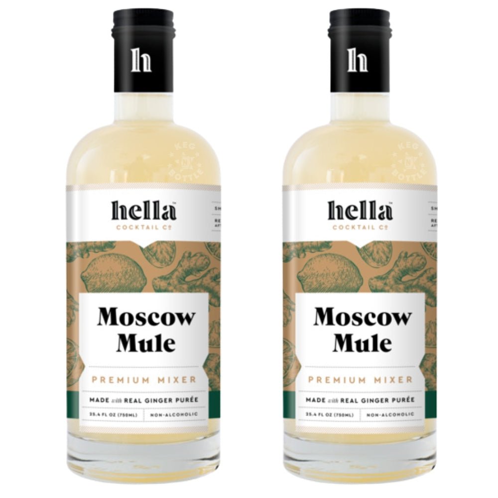 Hella Cocktail Co. Moscow Mule Mix - 2 packs (750 ml)