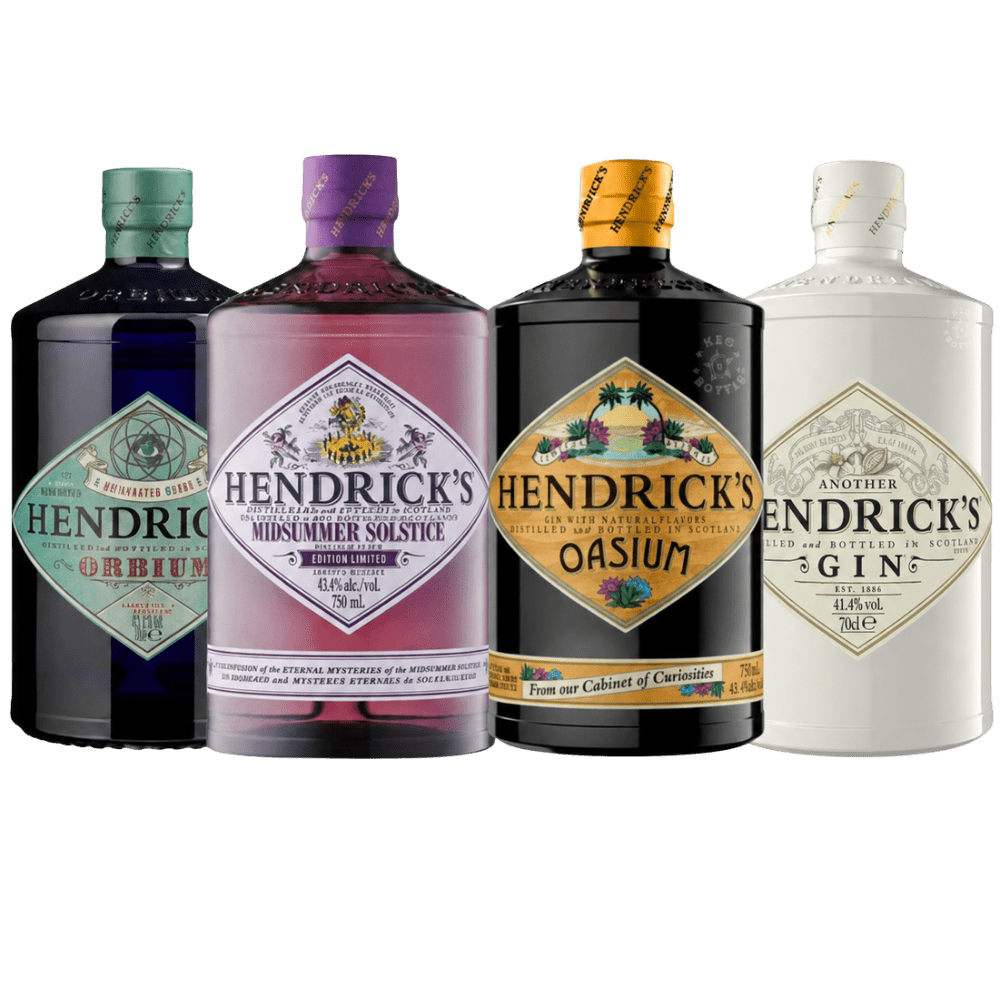 Hendrick's Rare Expressions Gin Bundle 4 Pack (750ml Each)