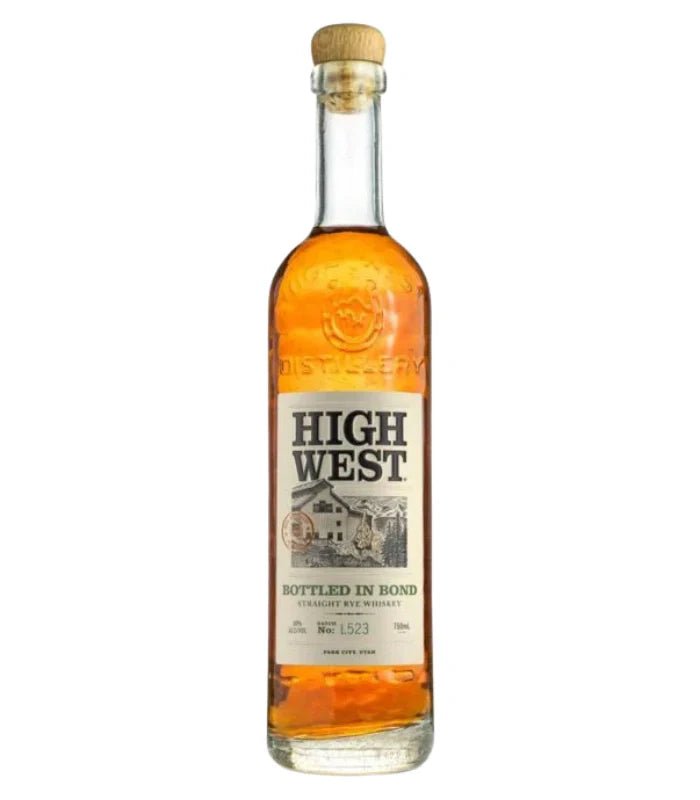 High West Bottled In Bond Straight Rye Whiskey (750mL) | Keg N Bottle