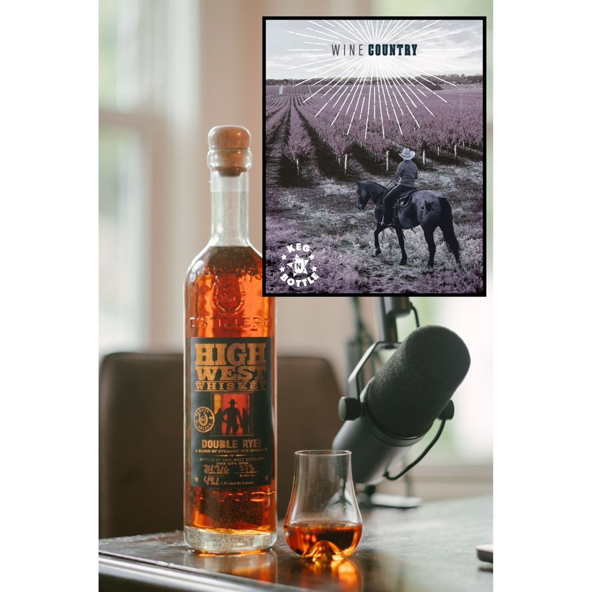 High West Wine Country Double Rye KnB Barrel Pick (750 ml) | Keg N Bottle
