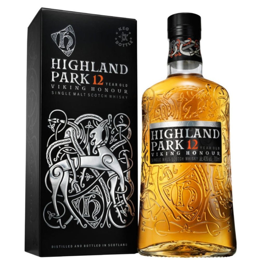 Highland Park 12 Year Viking Honour Single Malt Scotch Whiskey (750 ml) | Keg N Bottle