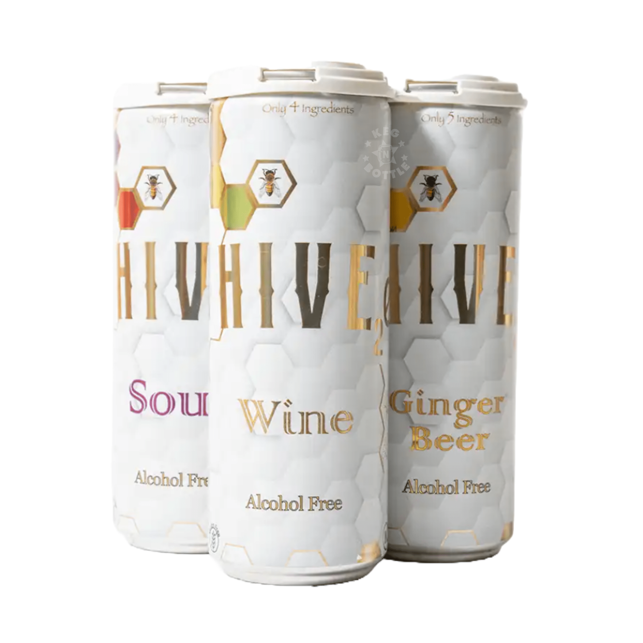 Hive Non - Alcoholic Variety Pack Honey Beverage (4 Pack) - Keg N Bottle