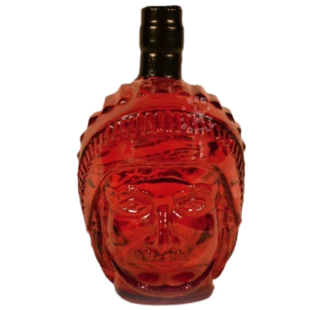 Indian Head Vodka in Red Glass Sculpted Bottle (750 ml)