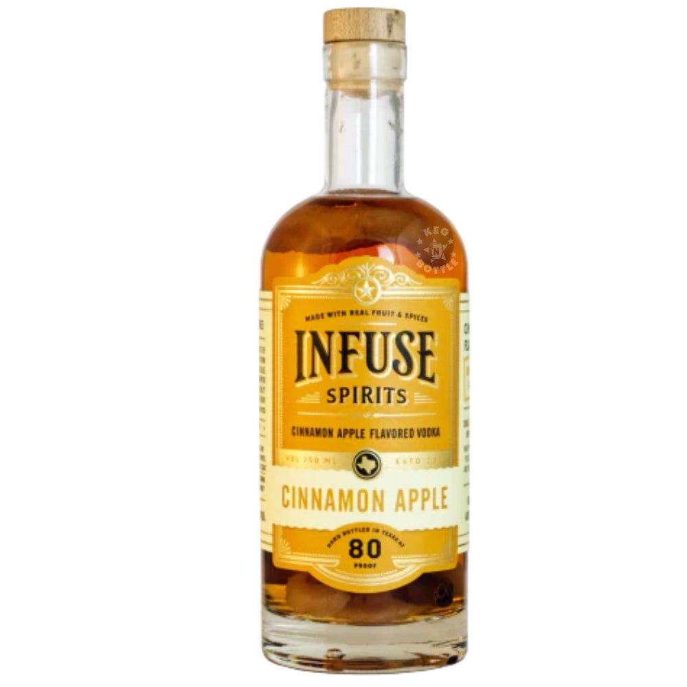 Infuse Spirits Cinnamon Apple Flavored Vodka 750 ml bottle