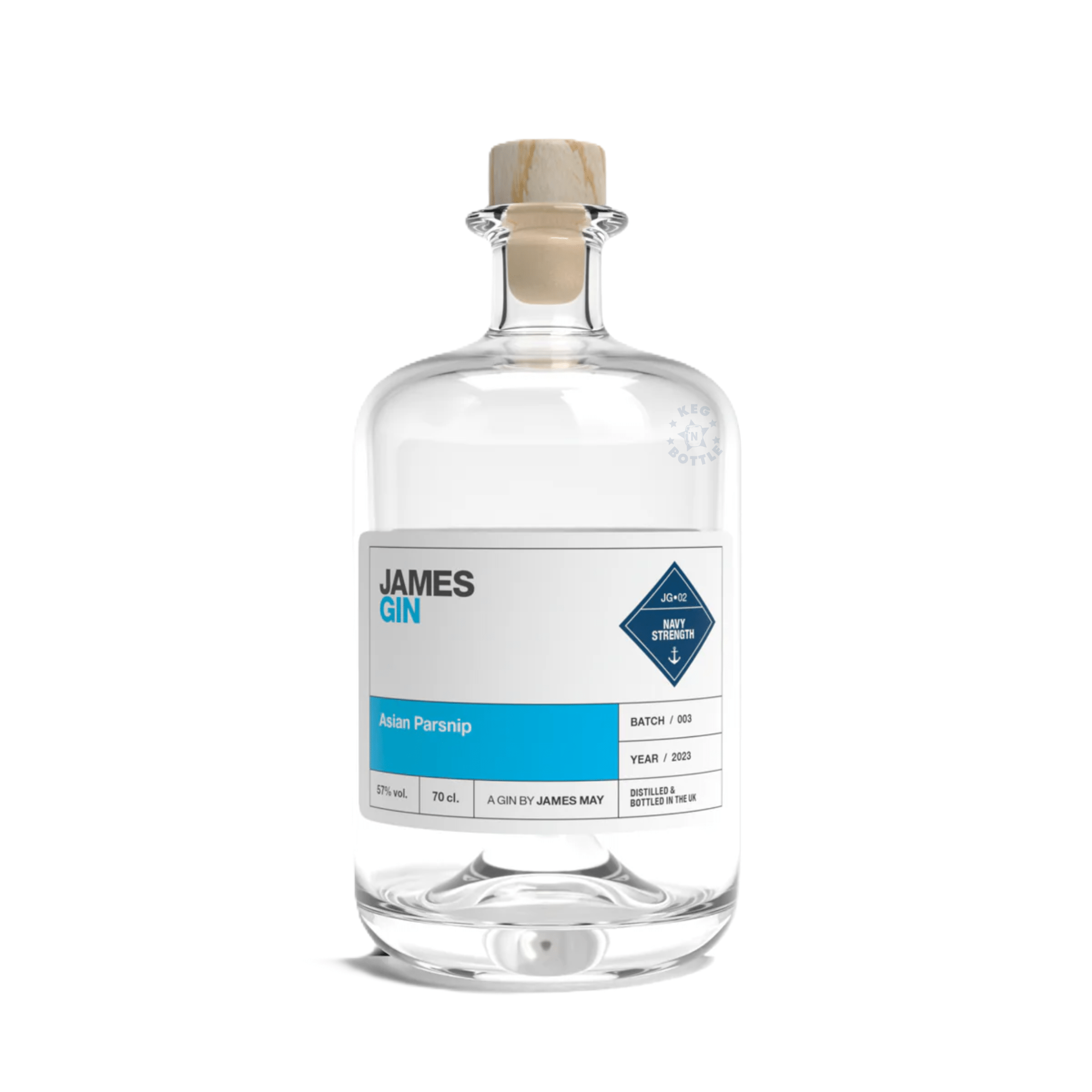 James Gin Asian Parsnip Navy Strength (700 ml) | Keg N Bottle