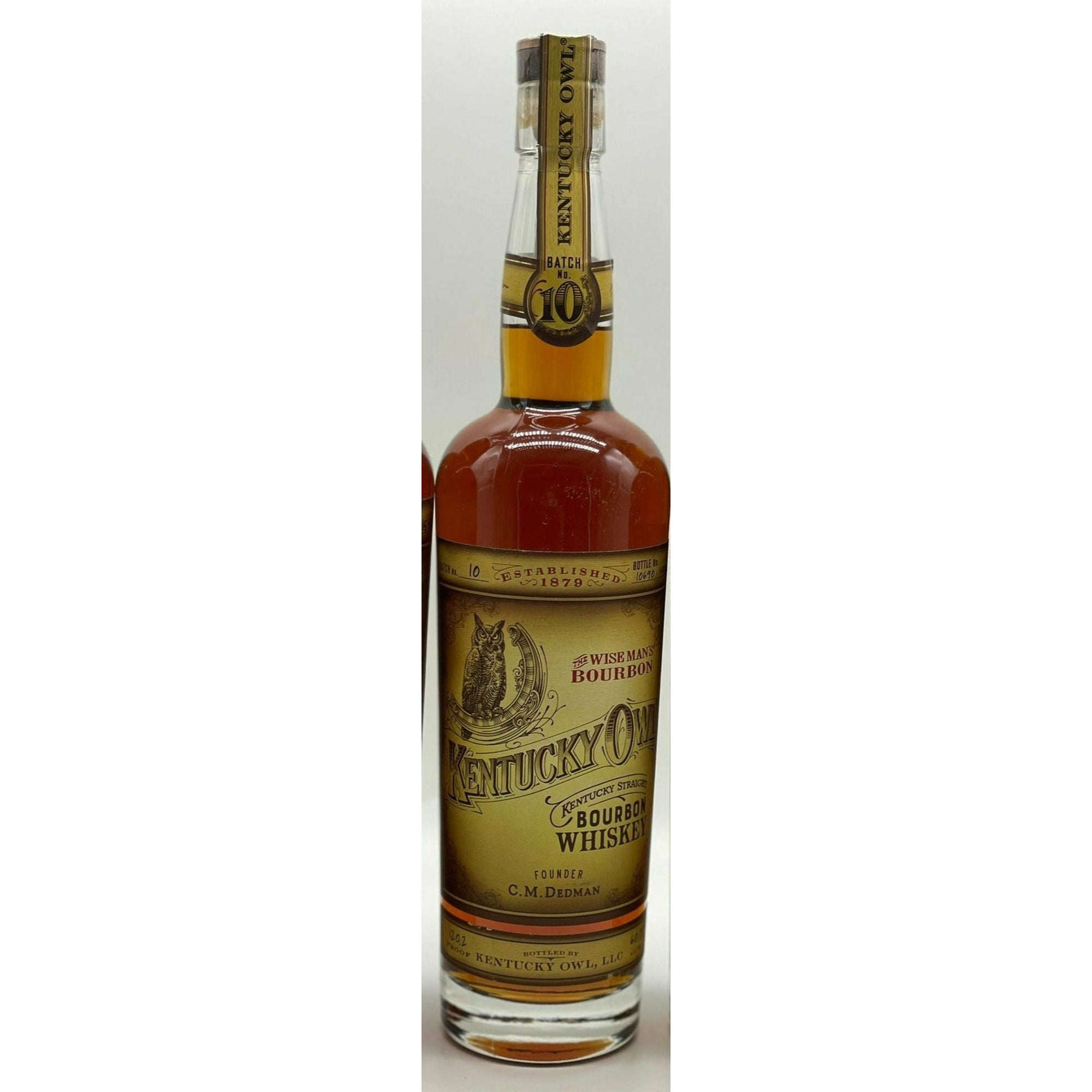 Kentucky Owl Straight Bourbon Whiskey Batch 10 (750 ml) | Keg N Bottle