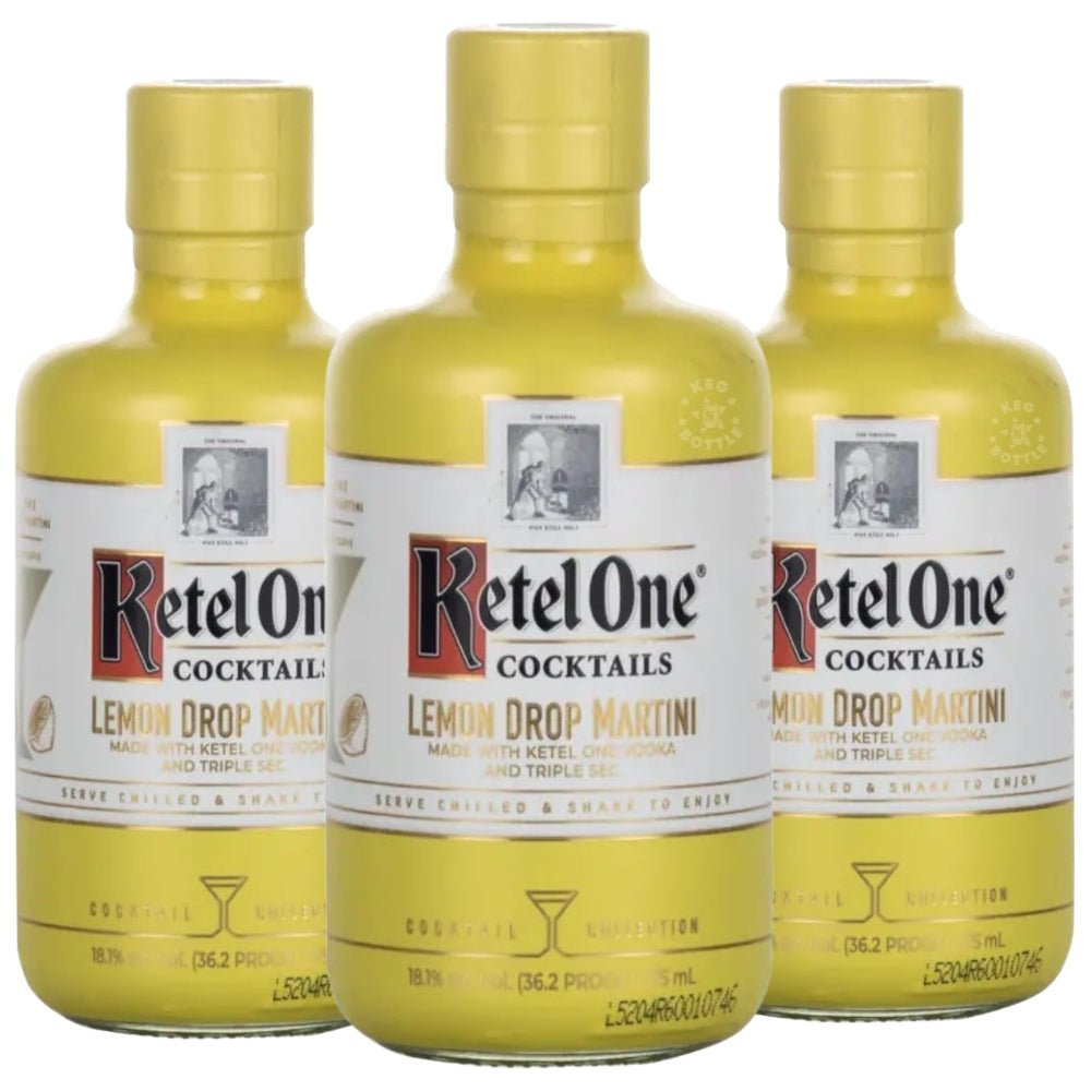 Ketel One Cocktails Lemon Drop Martini - 3 Pack (375 ml)