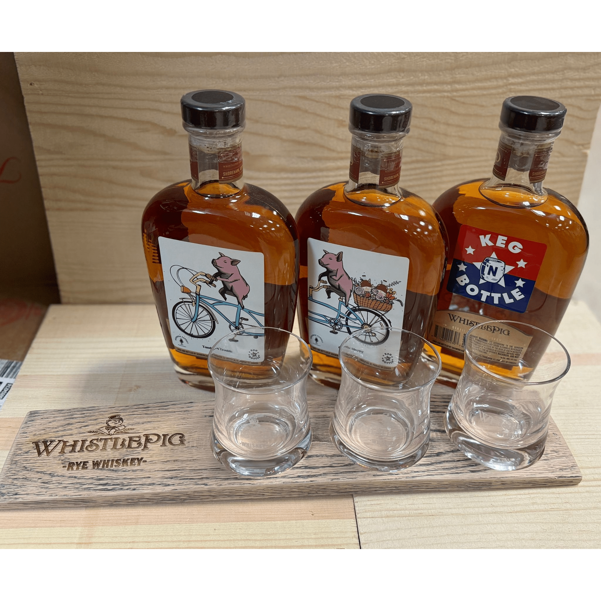 KNB Whistlepig 10 Year Fligth (3 x 750 ml) - Keg N Bottle