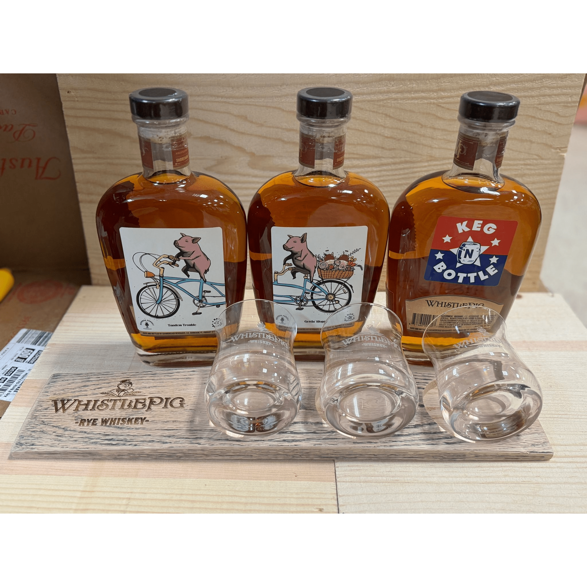 KNB Whistlepig 10 Year Fligth (3 x 750 ml) - Keg N Bottle