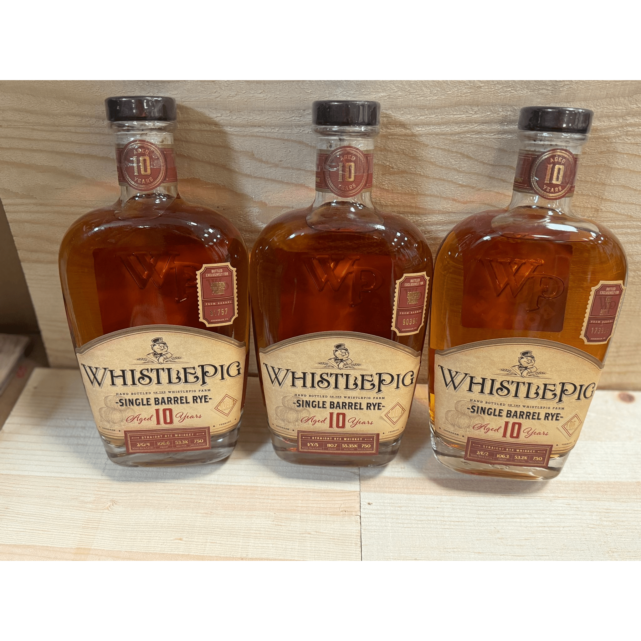 KNB Whistlepig 10 Year Fligth (3 x 750 ml) - Keg N Bottle