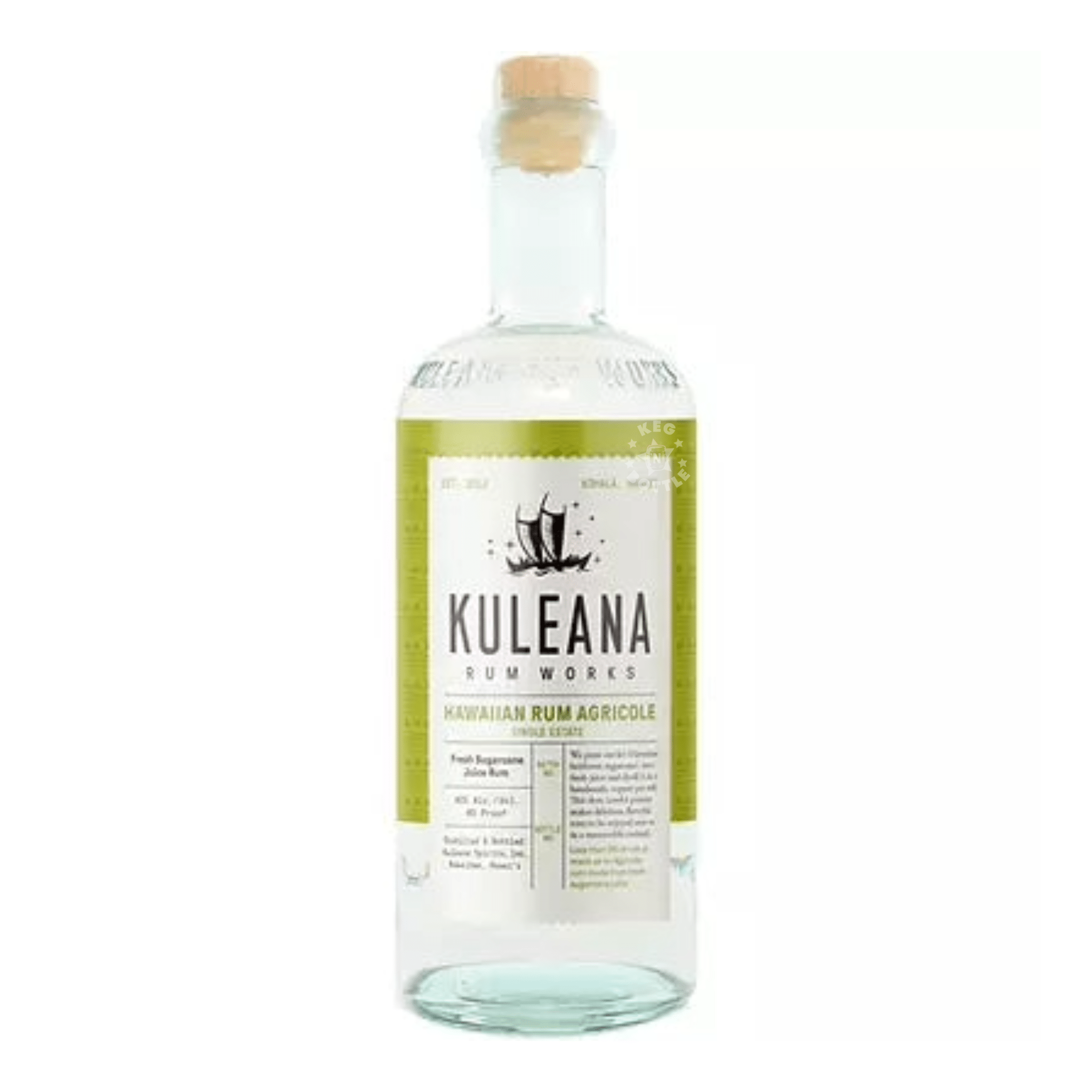 Kuleana Hawaiian Rum Agricole (750 ml) | Keg N Bottle