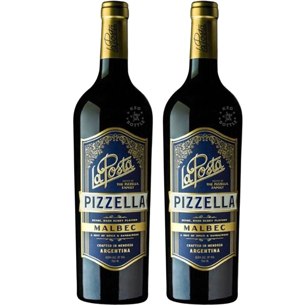 La Posta Pizzella Family Malbec Mendoza - Pack of 2 (750 ml) | Keg N Bottle