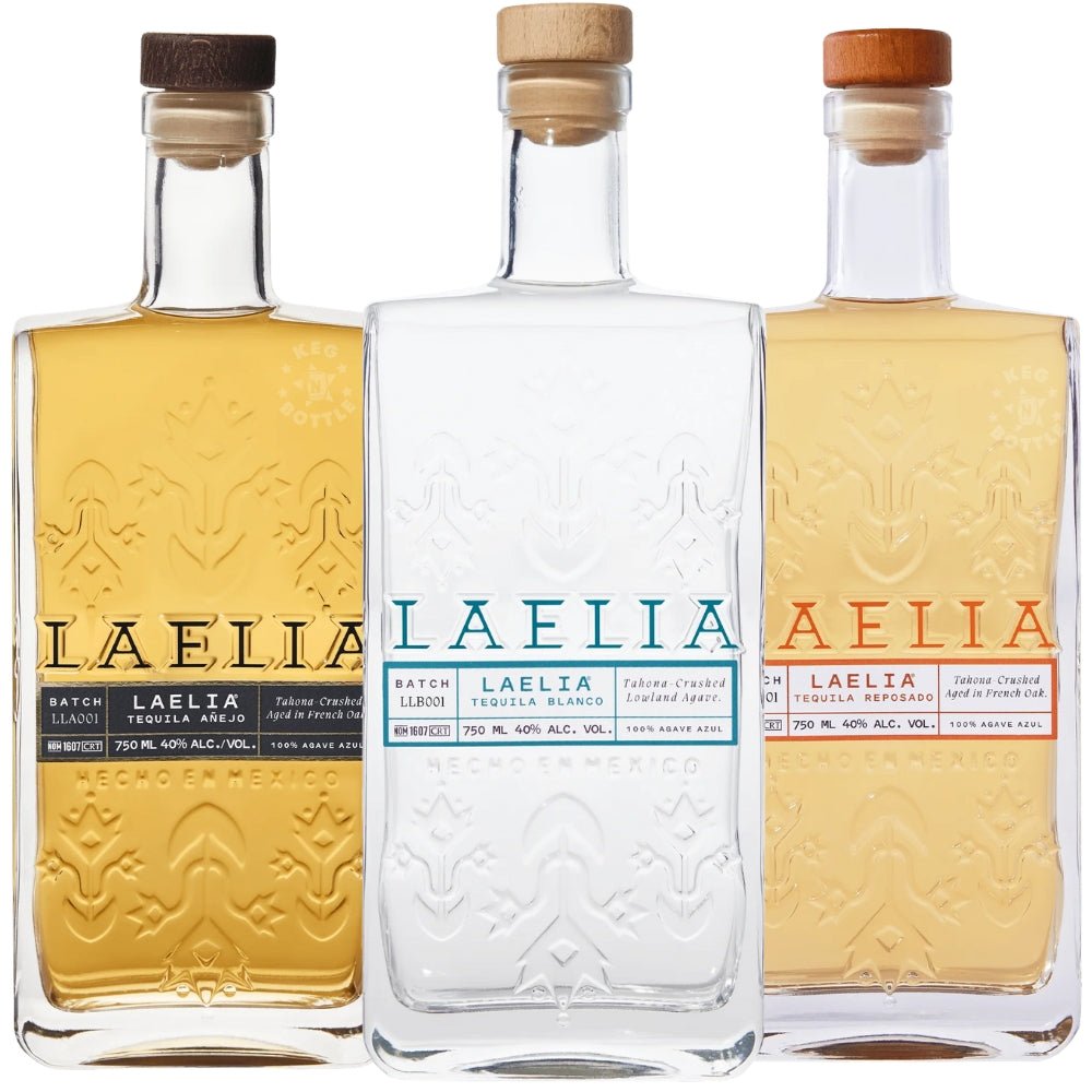 Laelia Tequila three-bottle combo pack set