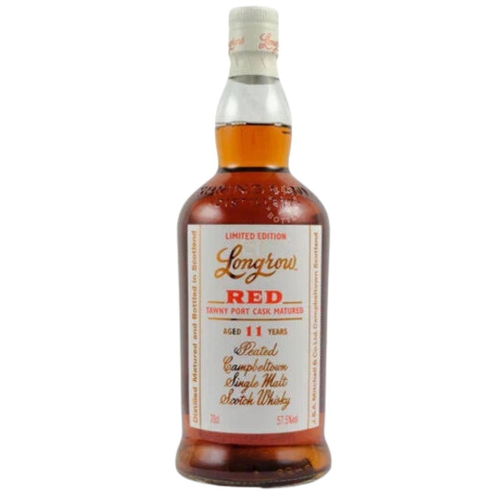 Longrow Red 11 Year Tawny Port Cask Matured Peated Single Malt Scotch Whiskey (750mL) | Keg N Bottle