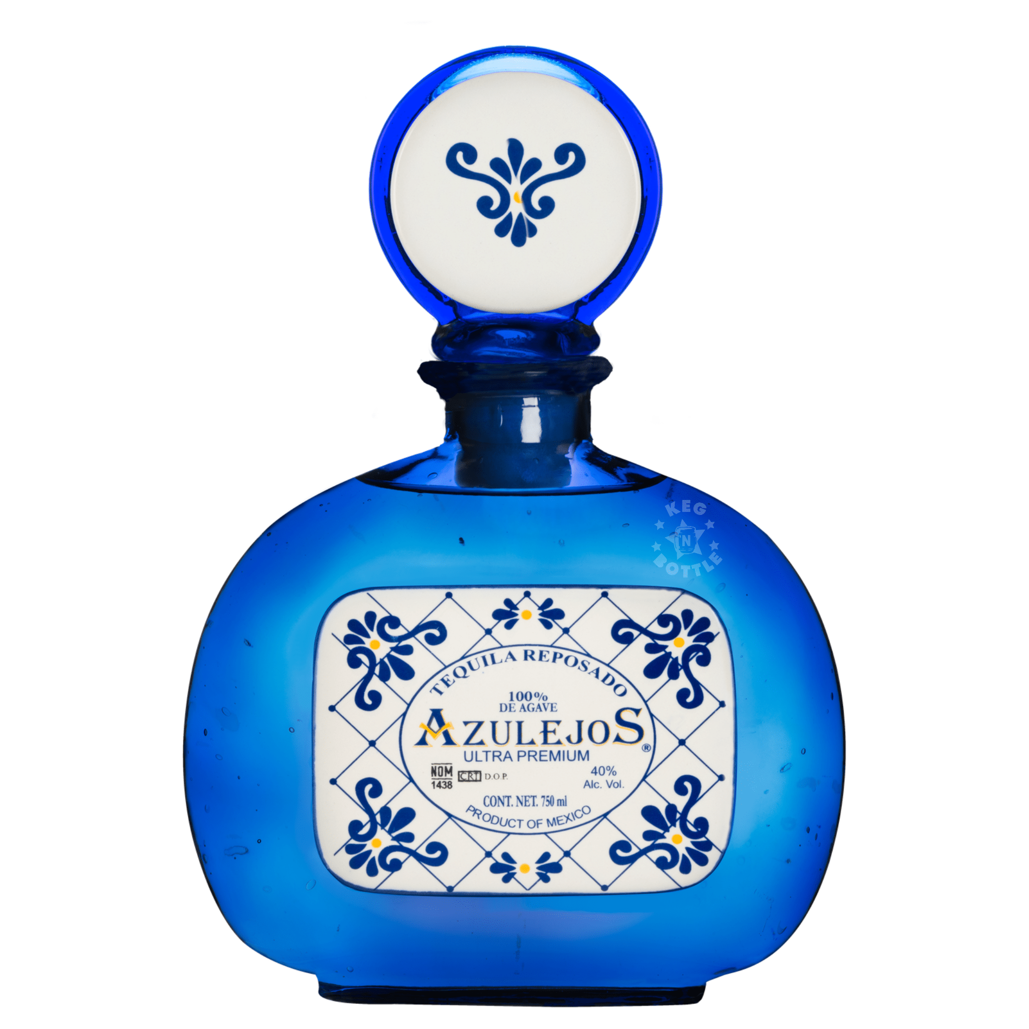 Los Azulejos Reposado Tequila (750 ml) | Keg N Bottle