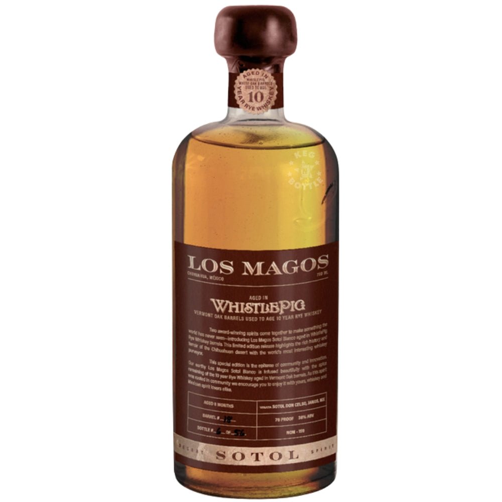 Los Magos Barrel-Aged WhistlePig Sotol (750mL)