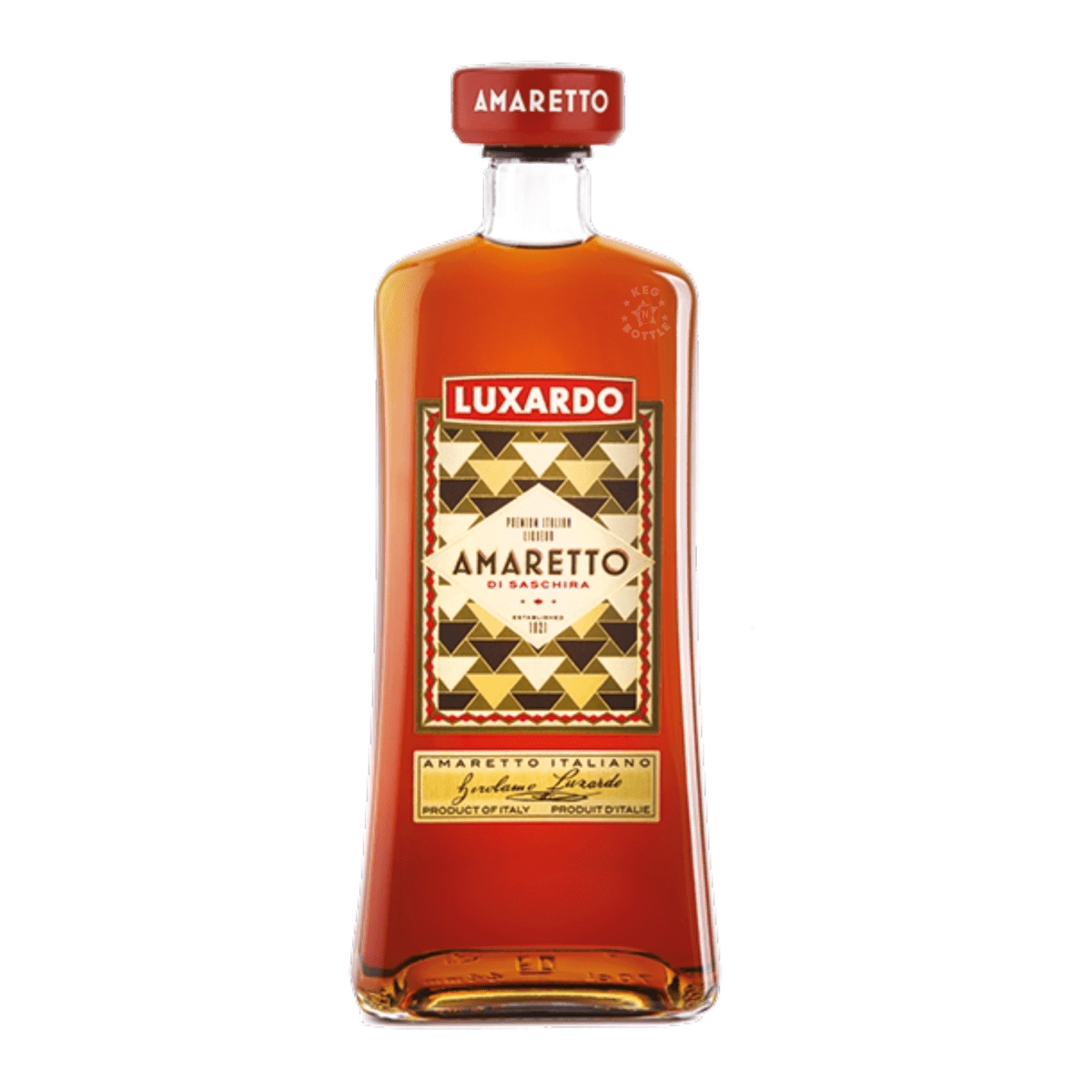 Luxardo Amaretto di Saschira Liqueur (750 ml) | Keg N Bottle