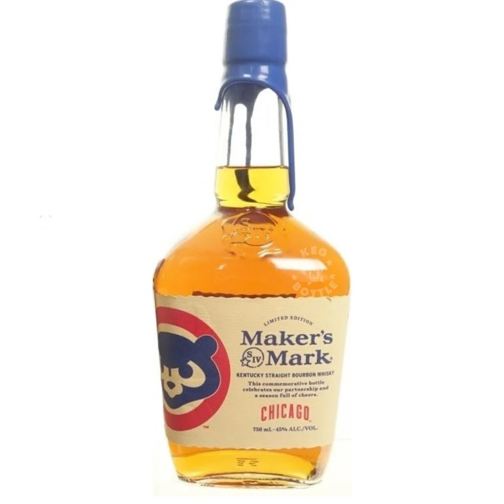 Maker's Mark Chicago Cubs 2025 Edition Bourbon Whiskey (750mL) | Keg N Bottle