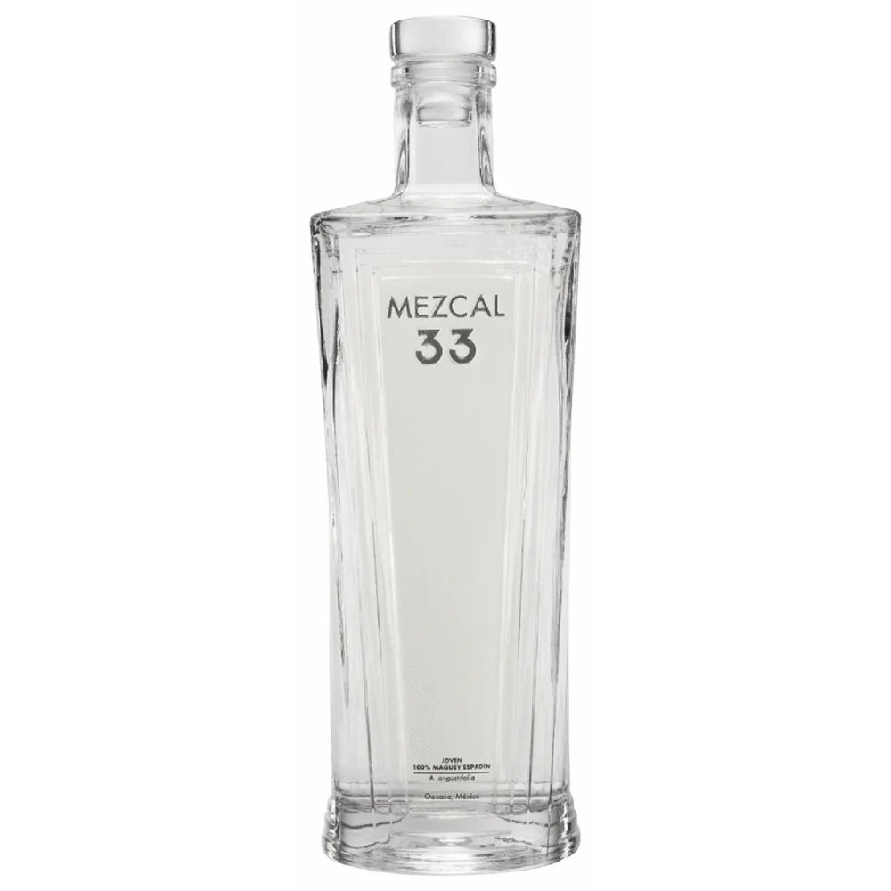 Mezcal 33 Joven Espadín 750 ml bottle from Oaxaca, Mexico