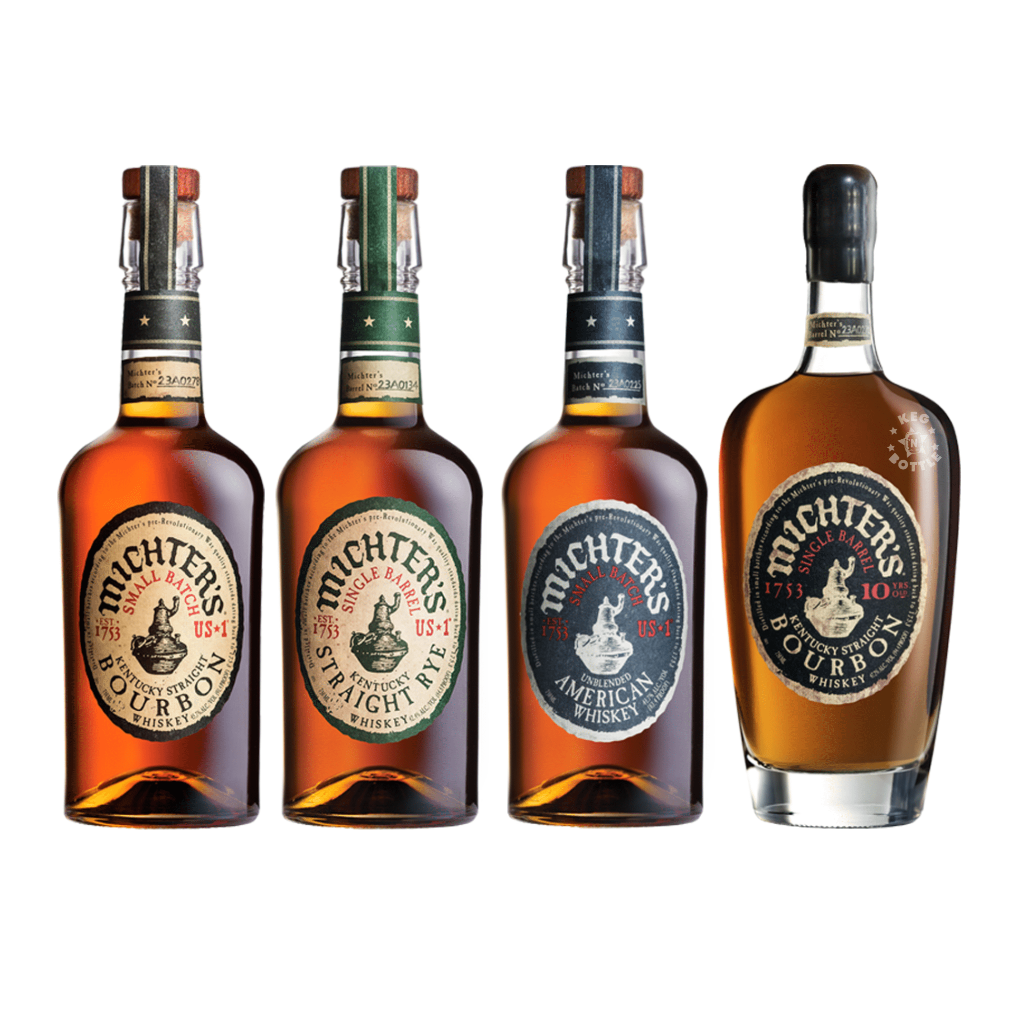 Michter's 10 Year Bourbon Ultimate Combo Pack (4x750mL) | Keg N Bottle