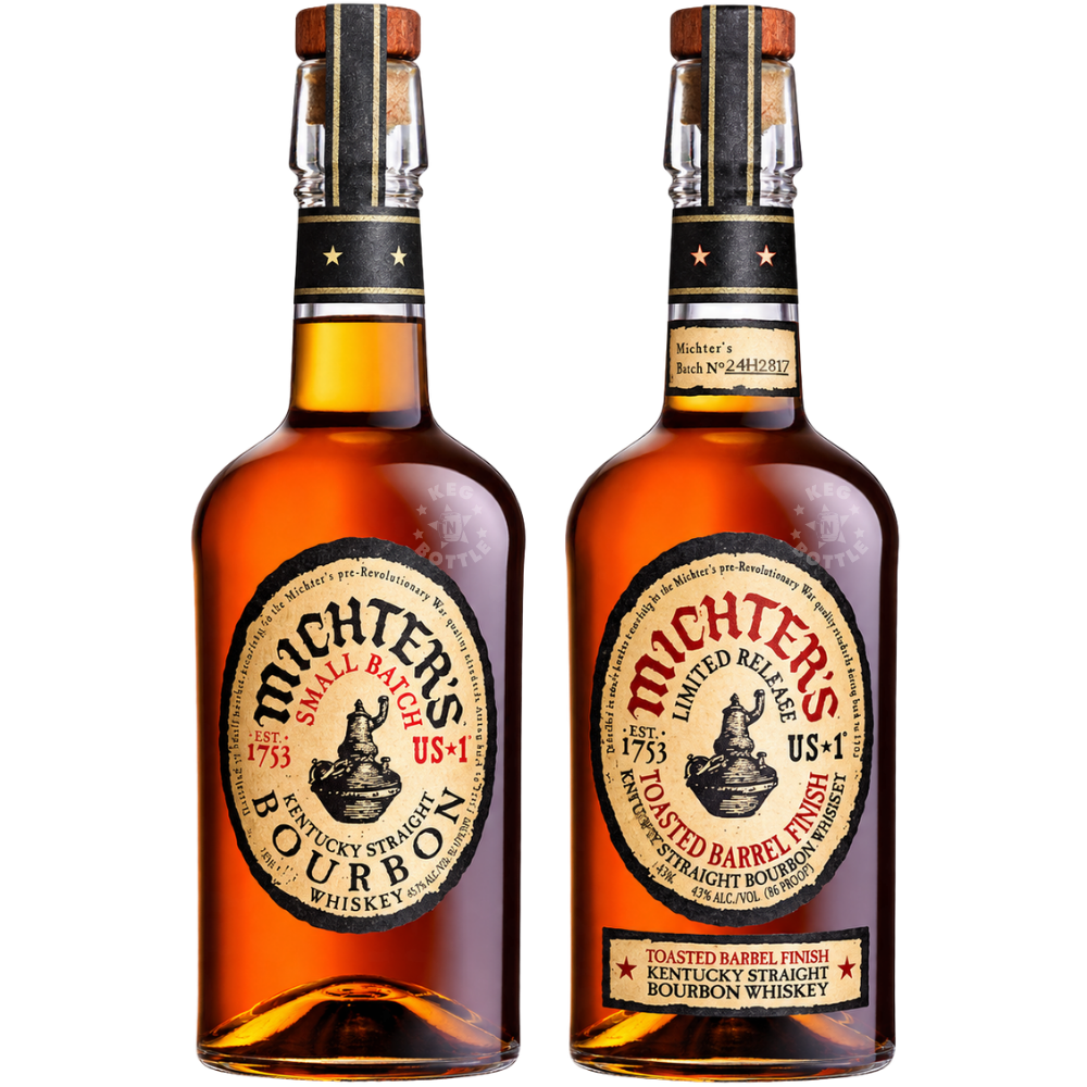 Michter's Toasted Barrel Finish & Small Batch Bourbon (2x750 ml)