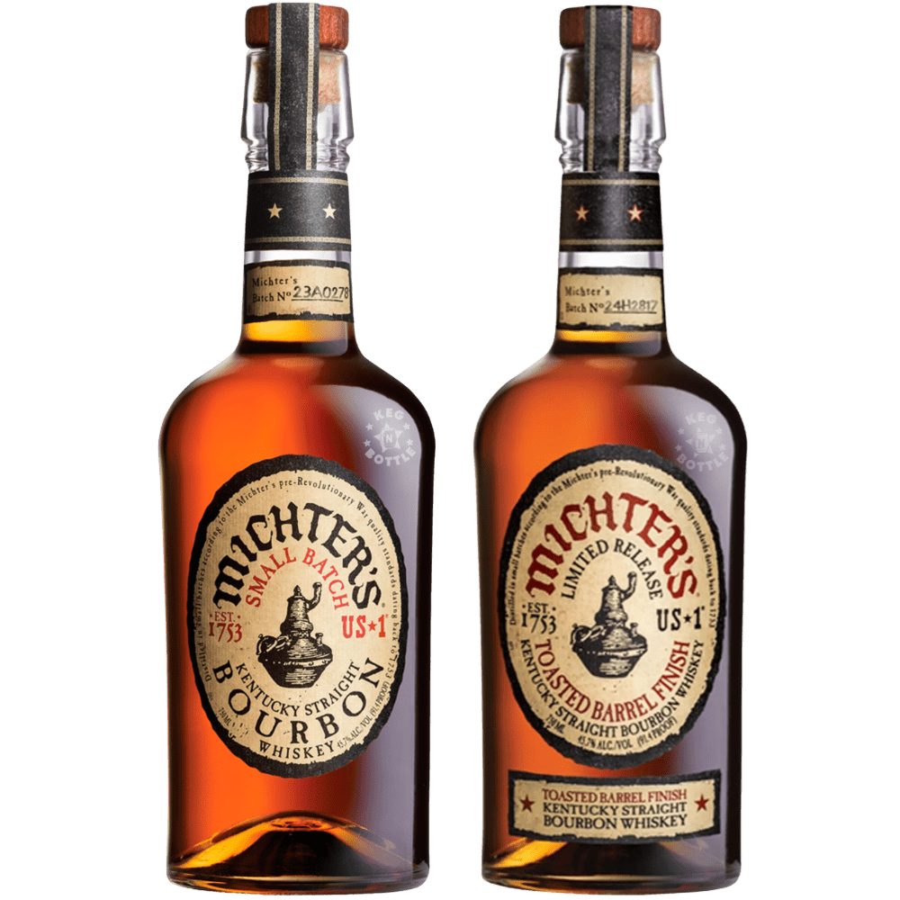 Michter's Toasted Barrel Finish & Toasted Barrel Finish Bourbon (2x750 ml)