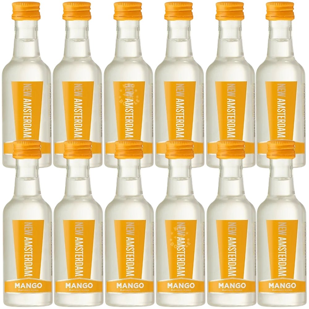 New Amsterdam Mango Vodka 12 pack mini 50ml bottles