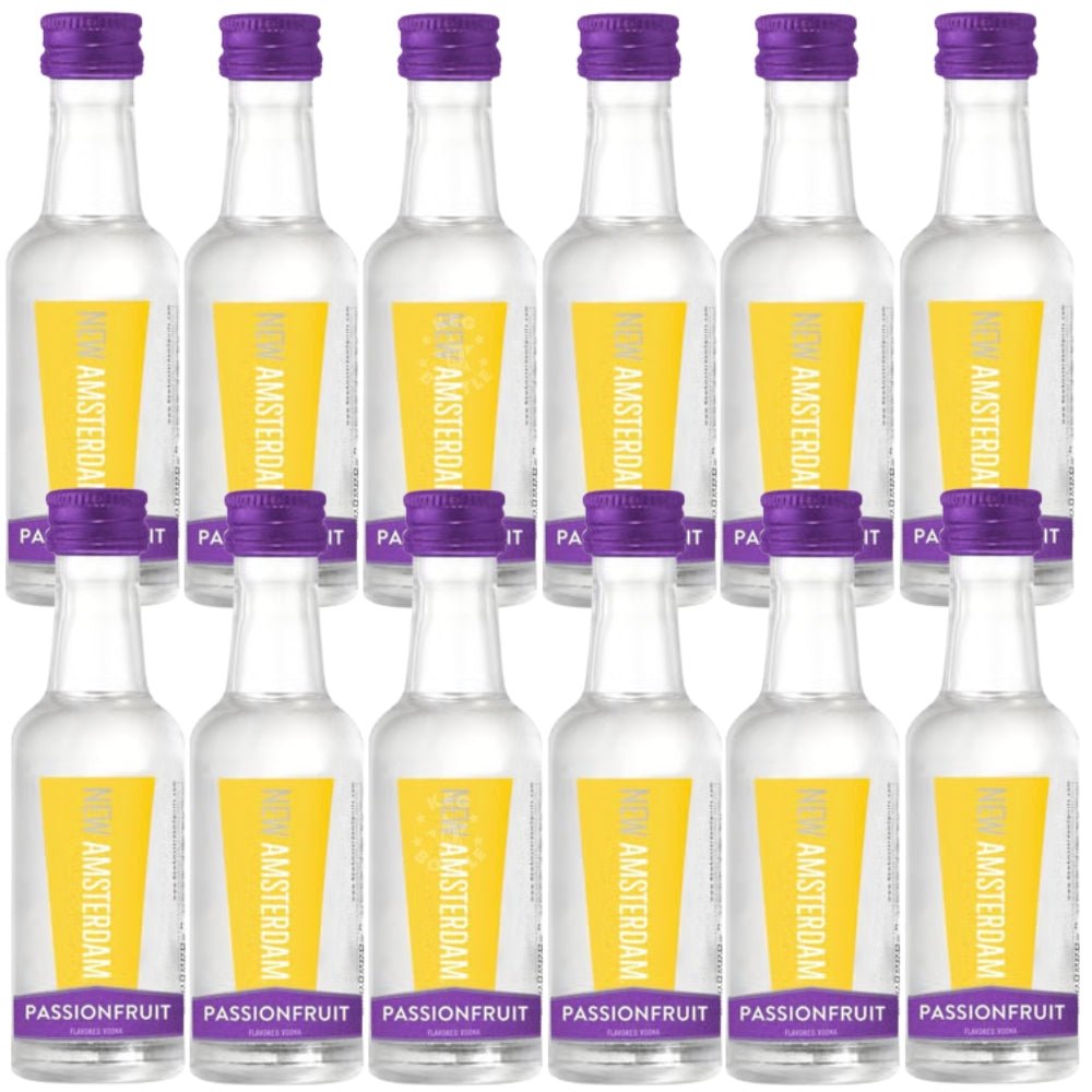 New Amsterdam Passionfruit Vodka 12 pack mini 50ml bottles