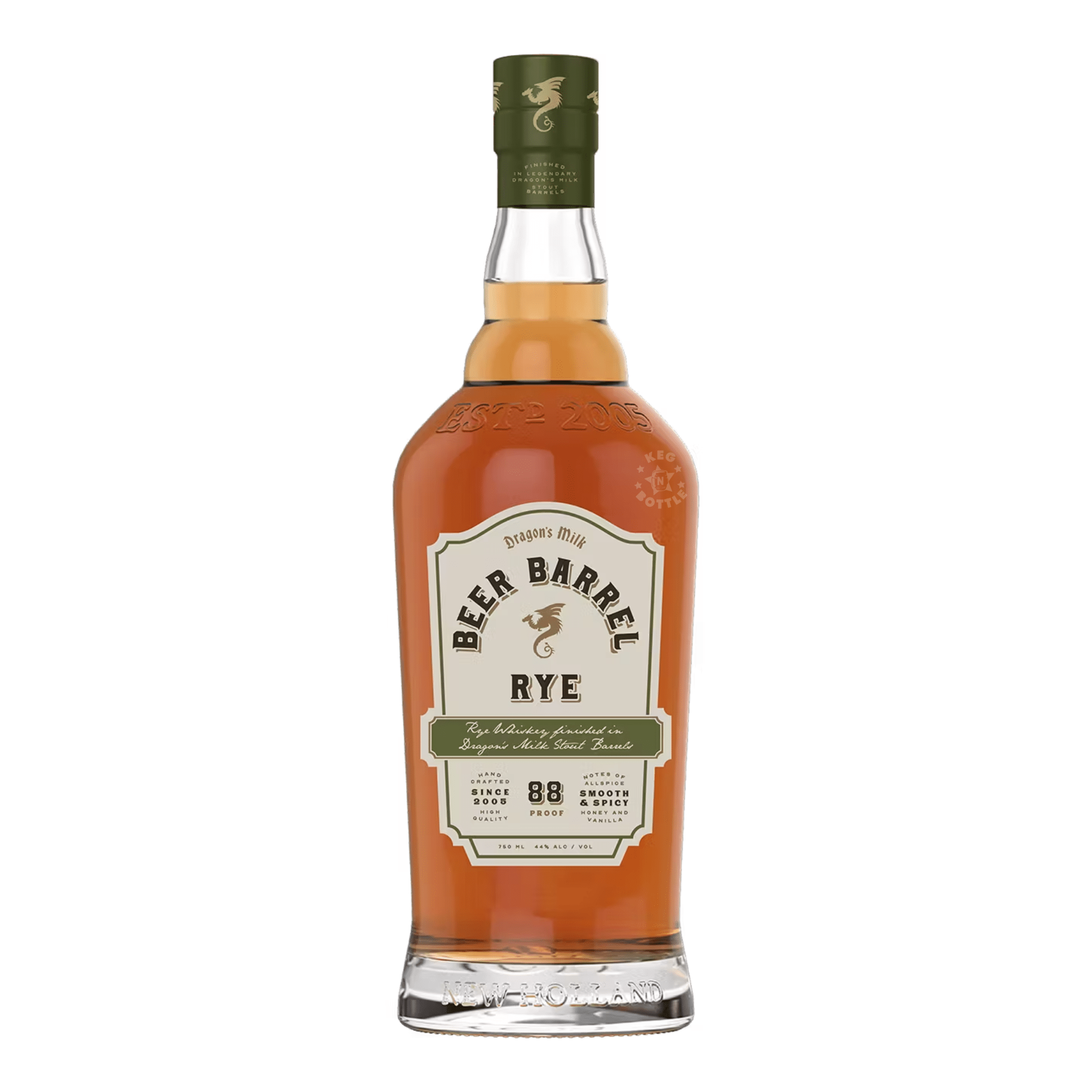 New Holland Beer Barrel Rye Whiskey (750 ml) - Keg N Bottle