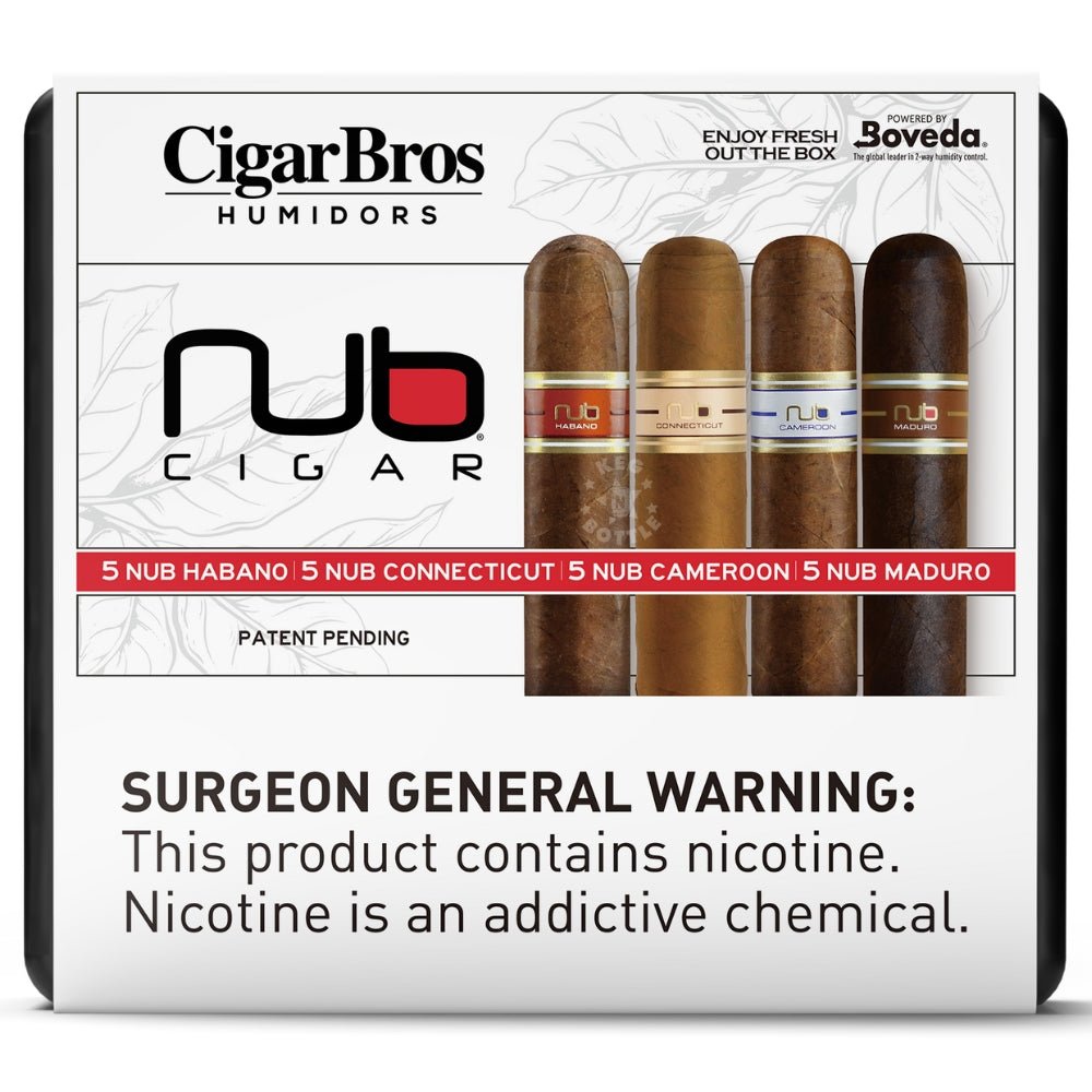 Nub Premium Cigars Set + Personal Humidor by CigarBros | Keg N Bottle