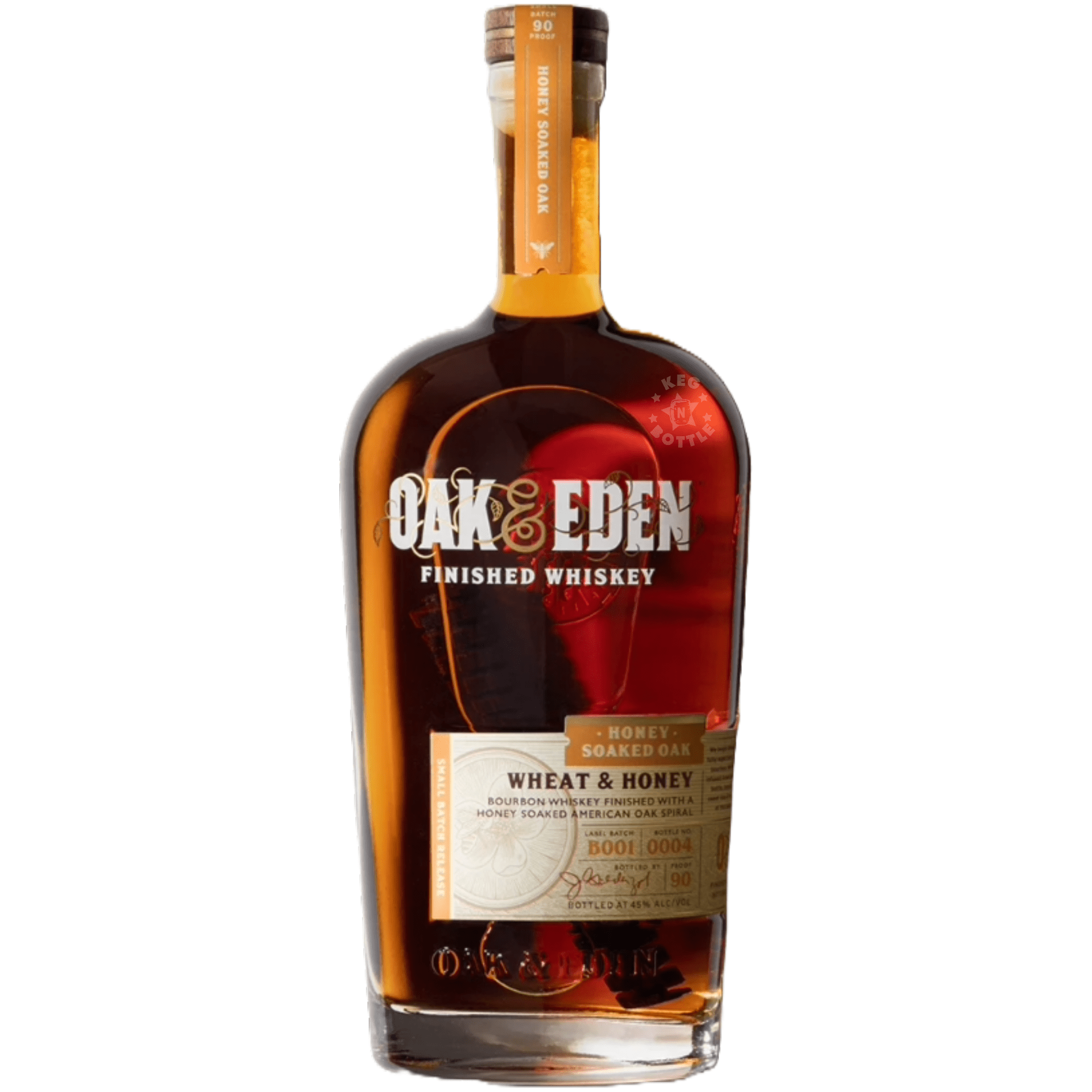 Oak & Eden Wheat and Honey Whiskey (750 mL) | Keg N Bottle