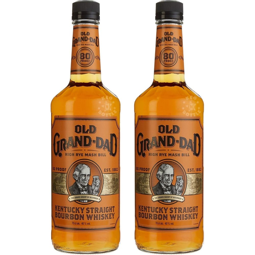 Old Grand-Dad Kentucky Straight Bourbon combo pack of 2 bottles