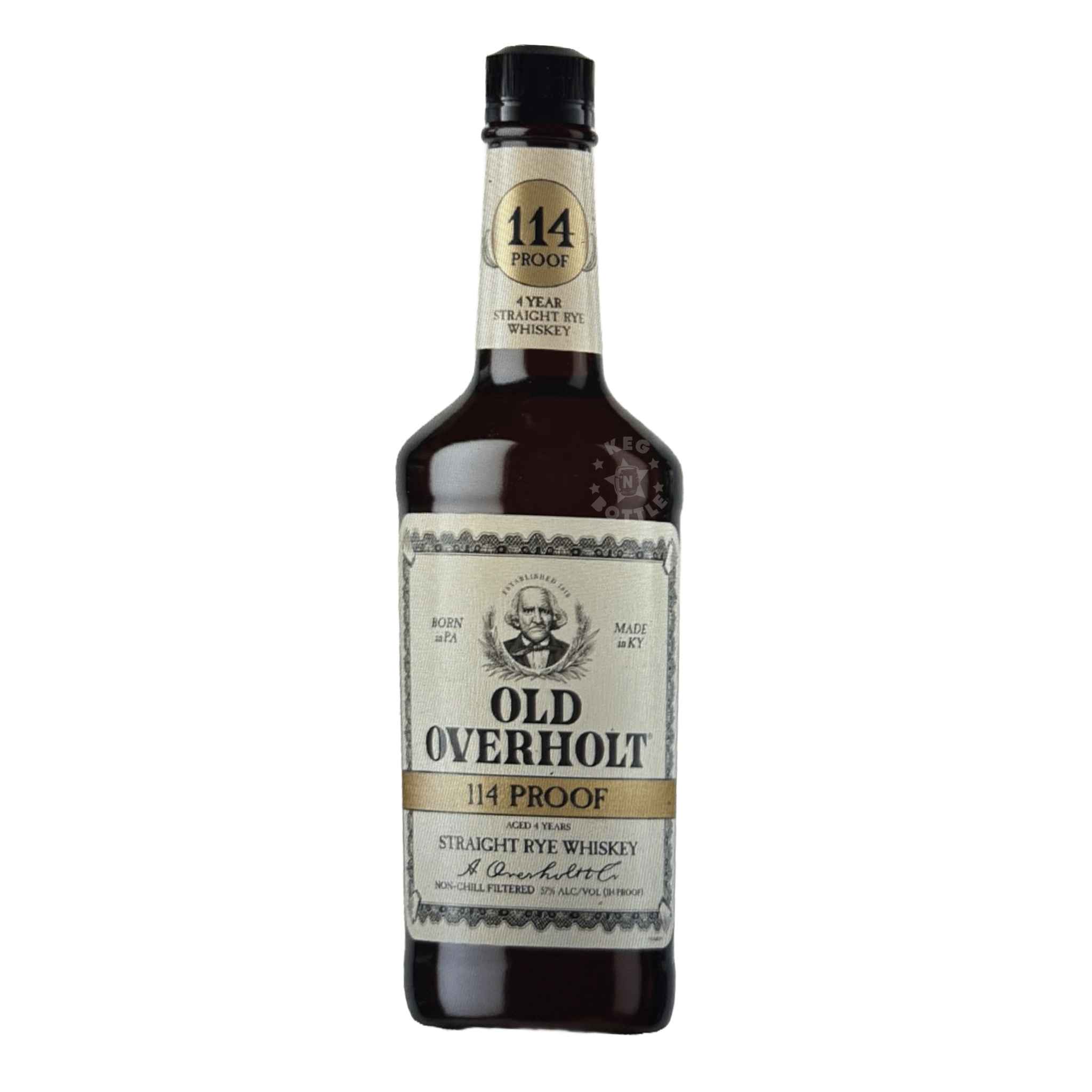 Old Overholt 4 Year High Proof Straight Rye Whiskey (750 ml) - Keg N Bottle