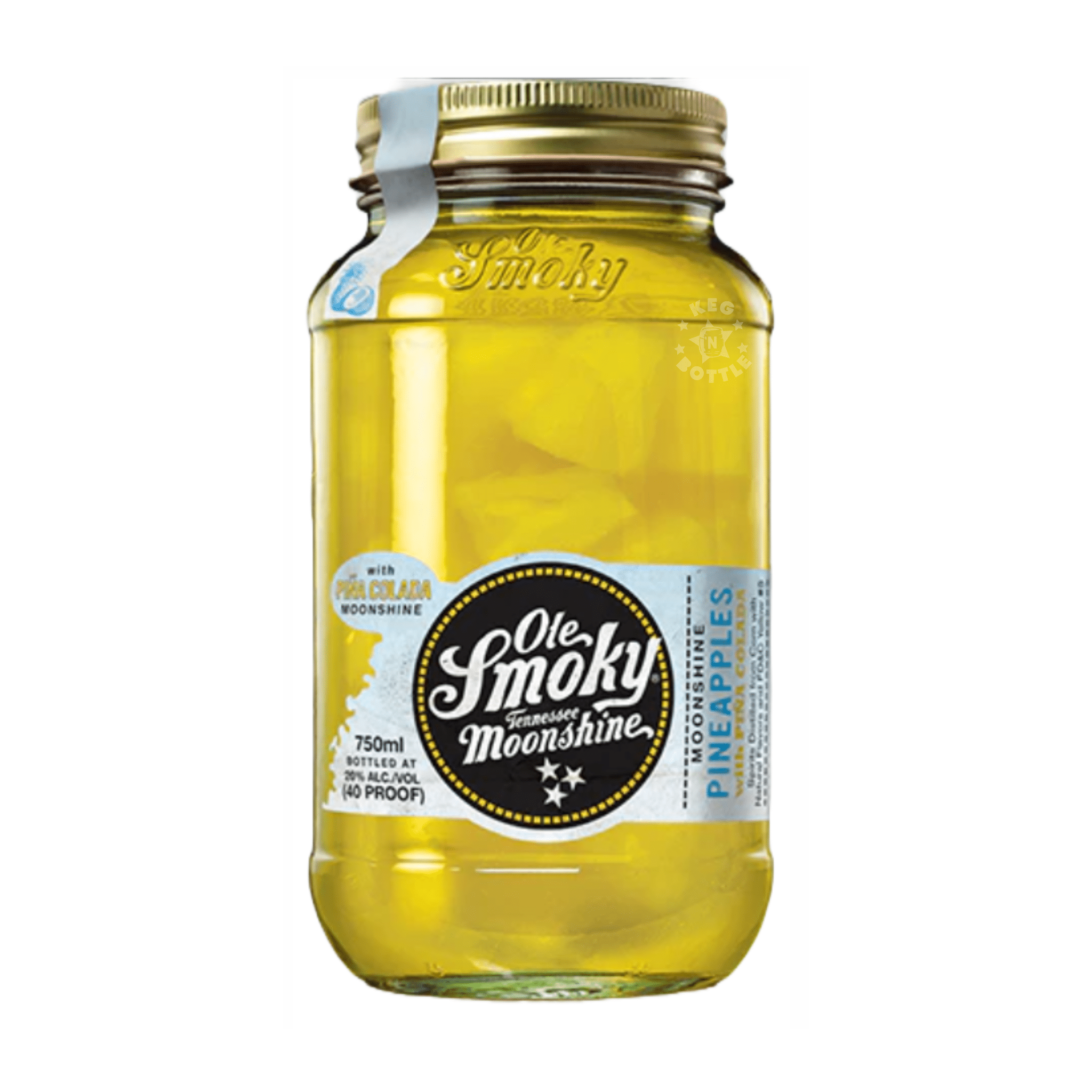 Ole Smoky Moonshine Pineapples with Pina Colada (750 mL) | Keg N Bottle