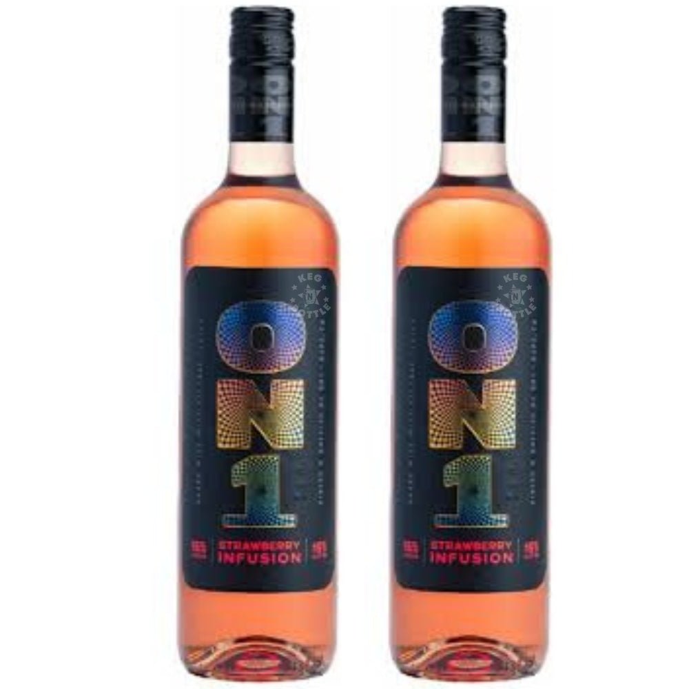 ON1 Strawberry Infusion Wine - Pack of 2 (2 x 750mL) | Keg N Bottle