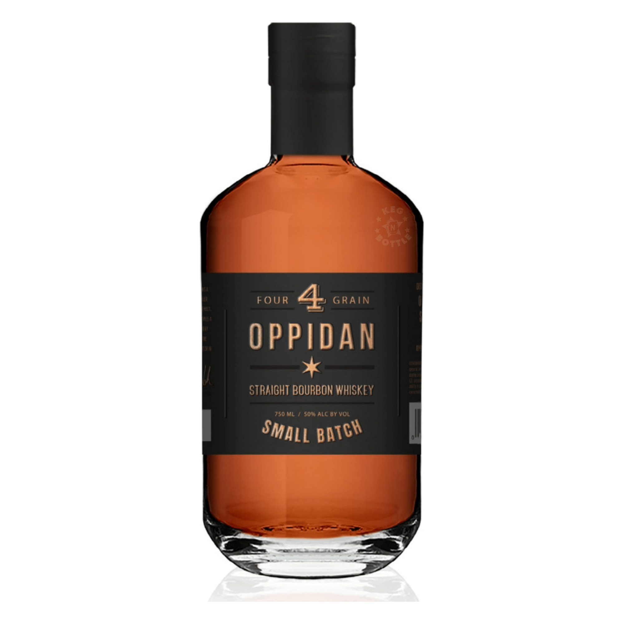 Oppidan Four Grain Small Batch Bourbon (750 ml) | Keg N Bottle