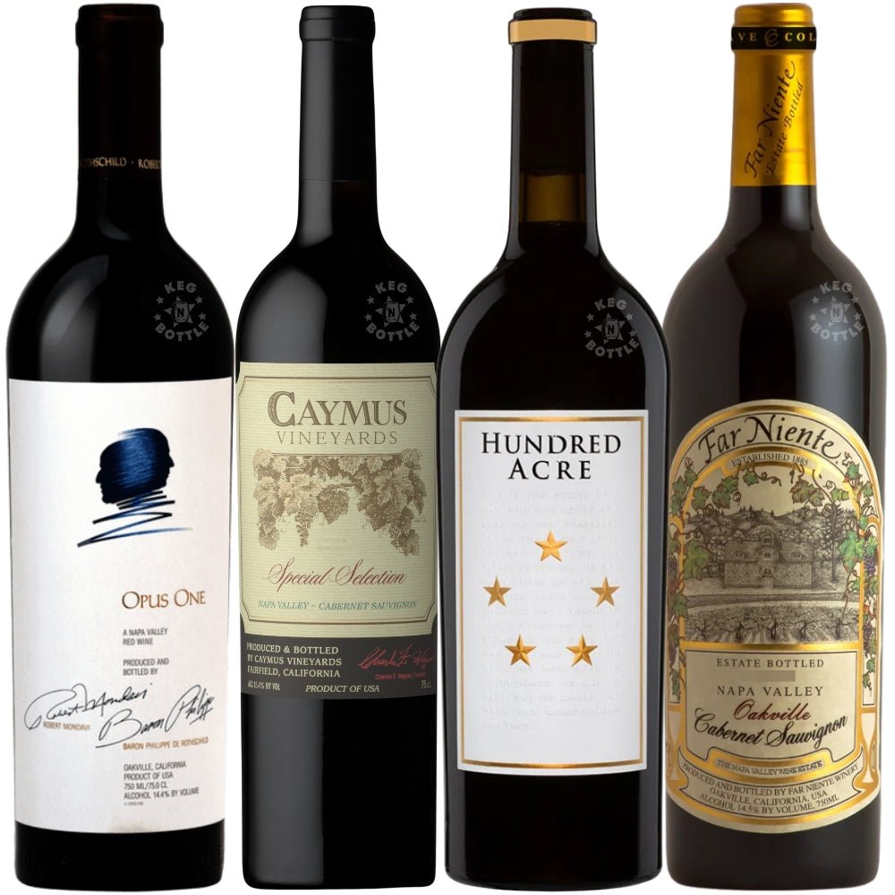 Opus One, Caymus Special Selection, Far Niente & Hundred Acre Ark – Cabernet Bundle (4 x 750 ml) | Keg N Bottle