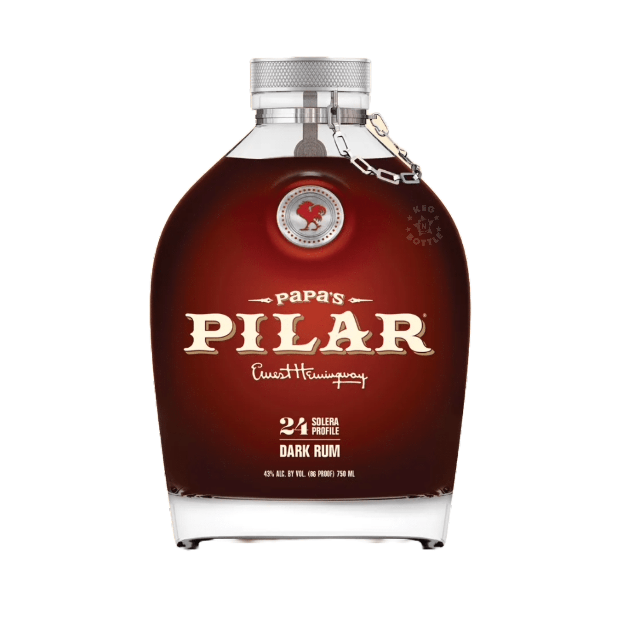 Papa's Pilar Dark Rum (750 ml) | Keg N Bottle
