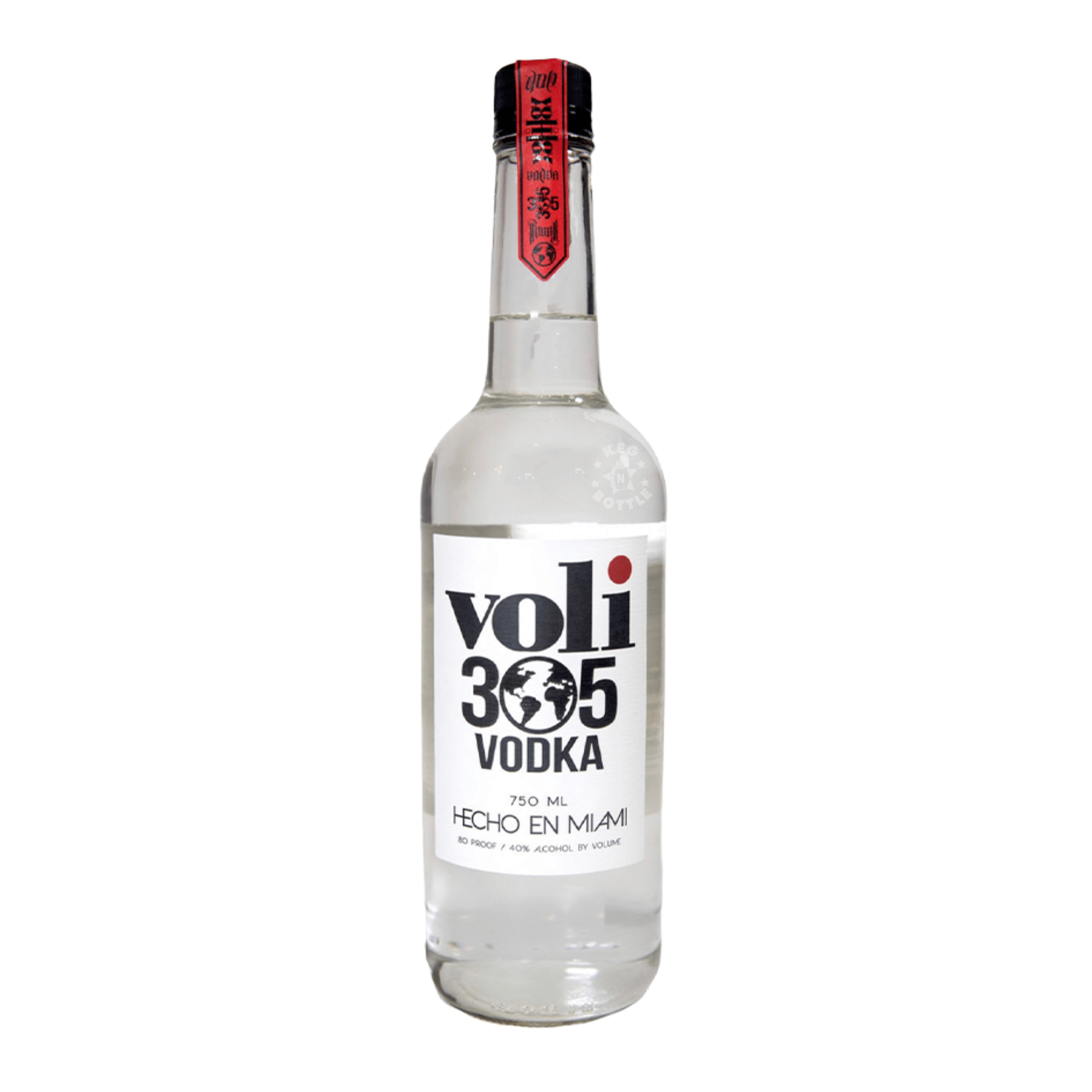 Pitbull's Voli 305 Vodka (750 ml) - Keg N Bottle