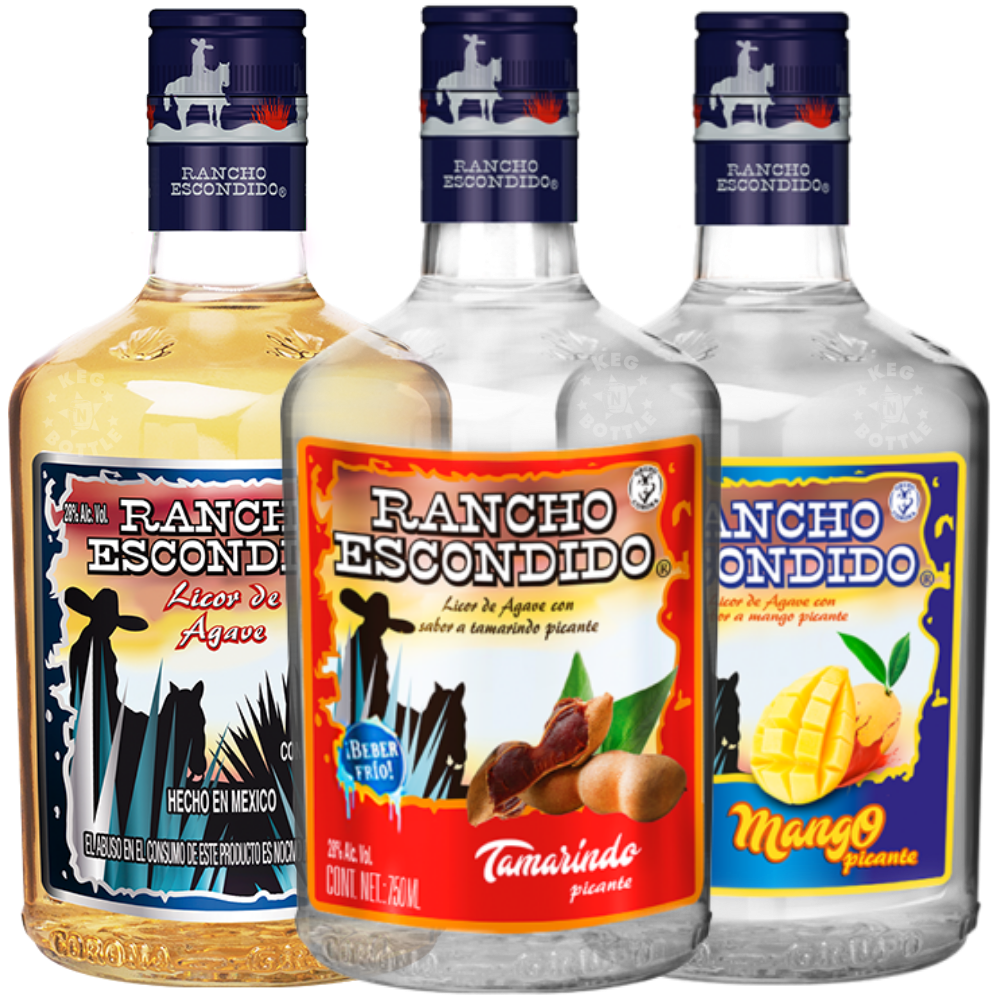 Rancho Escondido Agave Spirit Variety Pack (3 x 750ml) | Keg N Bottle