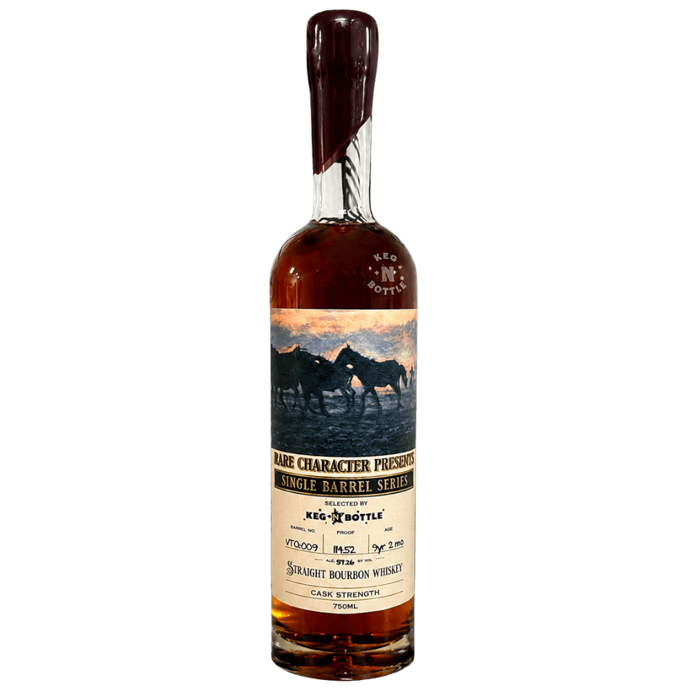 Rare Character Keg N Bottle Cask Strength Single Barrel Bourbon Whiskey (750mL)