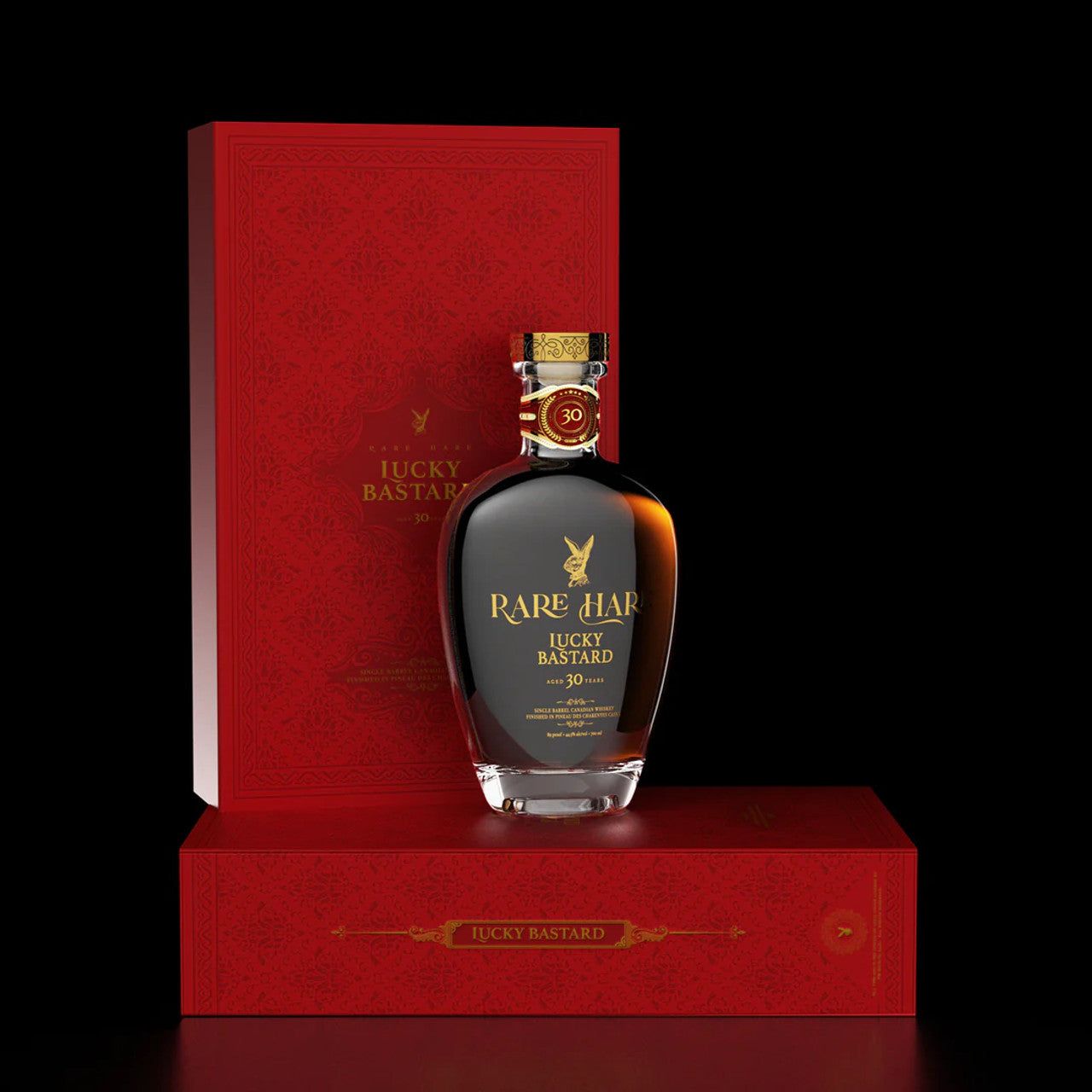 Rare Hare Lucky Bastard 30 Year Canadian Whiskey (750mL) | Keg N