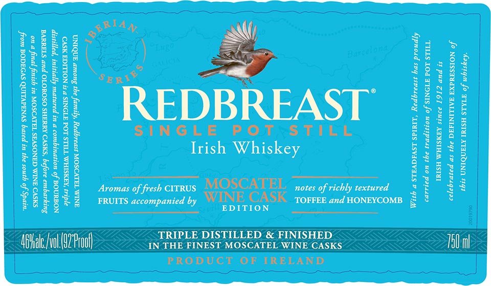 Redbreast Moscatel Wine Cask Limited Edition Irish Whiskey (750mL) | Keg N Bottle