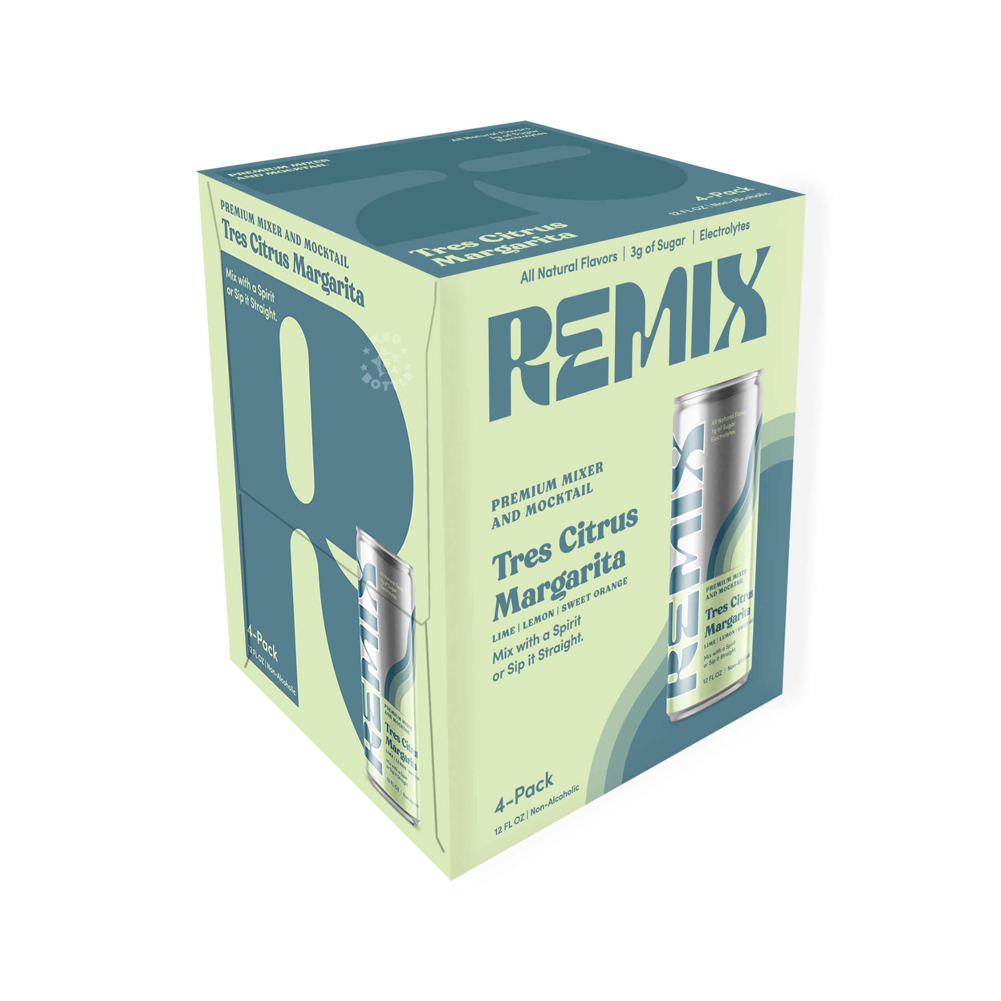 Remix Premium Mixer And Mocktail Tres Citrus Margarita (4 Pack