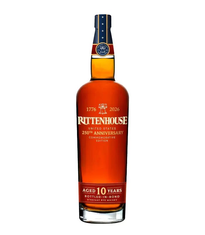 Rittenhouse 250th Anniversary Commemorative 10 Year Straight Rye Whiskey (750mL) | Keg N Bottle