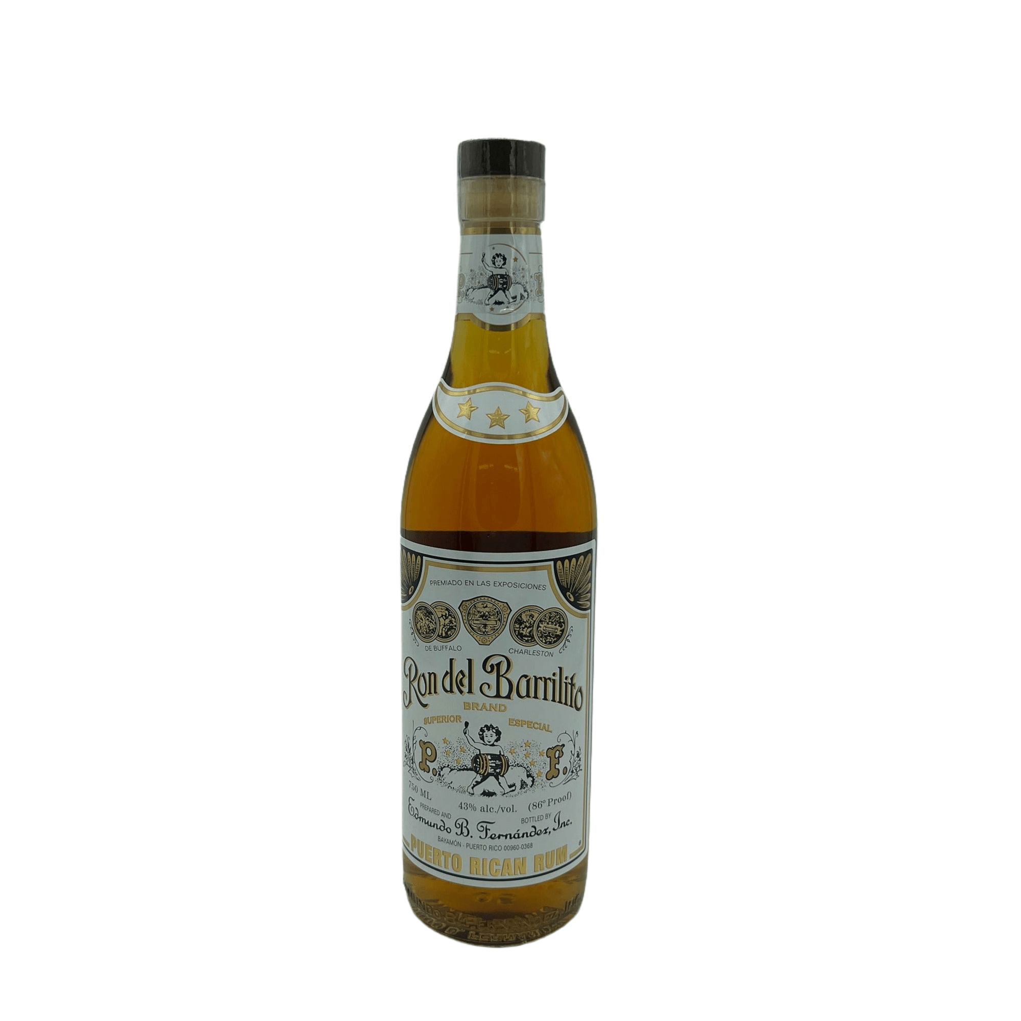 Ron Del Barrilito 3 Star Puerto Rican Rum (750 ml) | Keg N Bottle