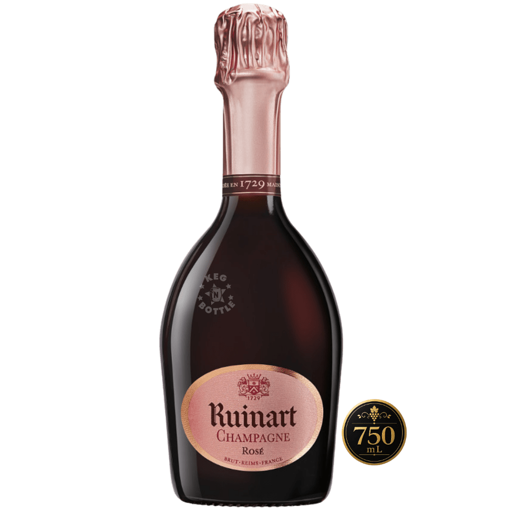 Ruinart Rosé Champagne available 750mL bottle from Champagne France